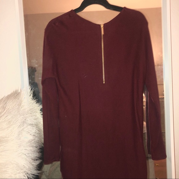 Michael Kors maroon sweater - Picture 2 of 4